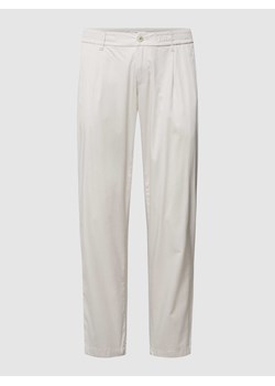 Spodnie materiałowe z lamowaną kieszenią model ‘Everest’ ze sklepu Peek&Cloppenburg  w kategorii Spodnie męskie - zdjęcie 171364295