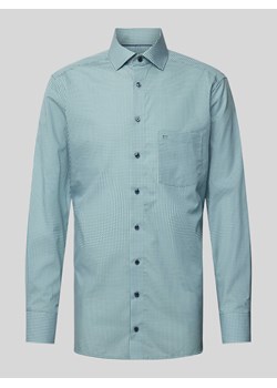 Koszula biznesowa o kroju modern fit ze wzorem na całej powierzchni model ‘Global’ ze sklepu Peek&Cloppenburg  w kategorii Koszule męskie - zdjęcie 171364386
