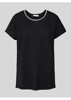 T-shirt zdobiony kamieniami ze sklepu Peek&Cloppenburg  w kategorii Bluzki damskie - zdjęcie 171364475