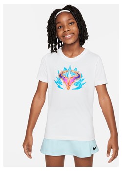 T-shirt dla dużych dzieci Dri-FIT Rafa - Biel ze sklepu Nike poland w kategorii Bluzki dziewczęce - zdjęcie 171364808