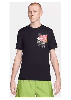 Męski T-shirt z półokrągłym dekoltem Nike Sportswear - Czerń ze sklepu Nike poland w kategorii T-shirty męskie - zdjęcie 171364817