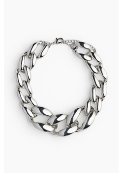 H & M - Krótki łańcuszkowy naszyjnik - Srebrny ze sklepu H&M w kategorii Naszyjniki - zdjęcie 171364889