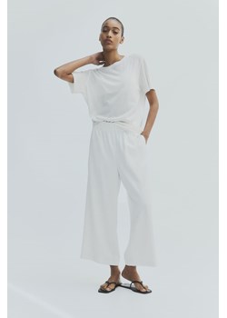 H & M - Spodnie culottes bez zapięcia - Biały ze sklepu H&M w kategorii Spodnie damskie - zdjęcie 171365025