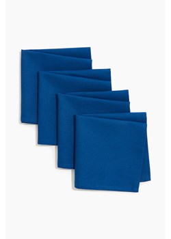 H & M - Bawełniana serwetka 4-pak - Niebieski ze sklepu H&M w kategorii Tekstylia kuchenne - zdjęcie 171365056