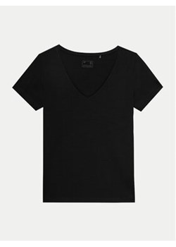 4F T-Shirt 4FWSS24TTSHF1359 Czarny Slim Fit ze sklepu MODIVO w kategorii Bluzki damskie - zdjęcie 171367295