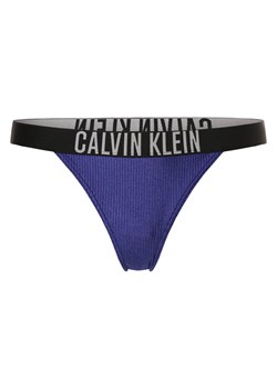 Calvin Klein Damskie figi bikini Kobiety Sztuczne włókno błękit królewski jednolity ze sklepu vangraaf w kategorii Stroje kąpielowe - zdjęcie 171368127