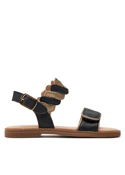 Sandały Geox J Sandal Karly Girl J4535G 054AJ C0531 M Black/Platinum ze sklepu eobuwie.pl w kategorii Sandały dziecięce - zdjęcie 171369308