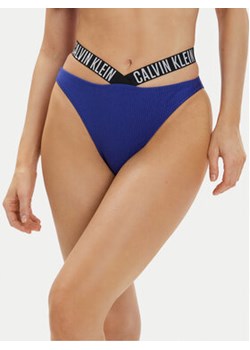 Calvin Klein Swimwear Dół od bikini KW0KW02391 Niebieski ze sklepu MODIVO w kategorii Stroje kąpielowe - zdjęcie 171370259