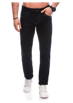 Spodnie męskie jeansowe 1463P - ciemnoniebieskie ze sklepu Edoti w kategorii Jeansy męskie - zdjęcie 171370405