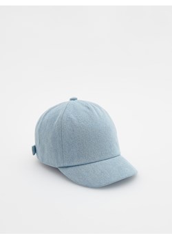 Reserved - Denimowa czapka z daszkiem - jasnoniebieski ze sklepu Reserved w kategorii Czapki dziecięce - zdjęcie 171372888