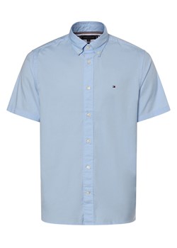 Tommy Hilfiger Koszula męska Mężczyźni Regular Fit Bawełna jasnoniebieski jednolity ze sklepu vangraaf w kategorii Koszule męskie - zdjęcie 171374196