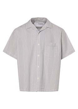 Selected Koszula męska - SLHBoxy-Kyle Mężczyźni Modern Fit Bawełna jasnoniebieski w paski ze sklepu vangraaf w kategorii Koszule męskie - zdjęcie 171374229