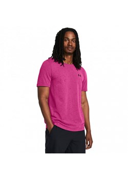 Męska koszulka treningowa Under Armour UA Vanish Seamless SS - różowa ze sklepu Sportstylestory.com w kategorii T-shirty męskie - zdjęcie 171374759
