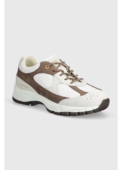 Filling Pieces sneakersy skórzane Oryon Runner kolor brązowy 56327361933 ze sklepu PRM w kategorii Buty sportowe damskie - zdjęcie 171375035