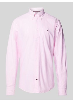 Koszula biznesowa o kroju regular fit z wyhaftowanym logo ze sklepu Peek&Cloppenburg  w kategorii Koszule męskie - zdjęcie 171375338