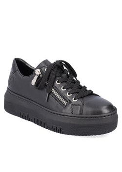 Rieker Sneakersy M1921-00 Czarny ze sklepu MODIVO w kategorii Półbuty damskie - zdjęcie 171376835