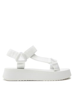 Calvin Klein Jeans Sandały Sandal Velcro Webbing Dc YW0YW01353 Biały ze sklepu MODIVO w kategorii Sandały damskie - zdjęcie 171376918