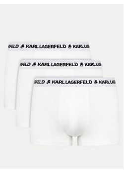 KARL LAGERFELD Komplet 3 par bokserek 240M2110 Biały ze sklepu MODIVO w kategorii Majtki męskie - zdjęcie 171377297