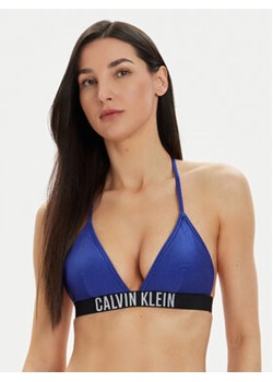 Calvin Klein Swimwear Góra od bikini KW0KW02387 Niebieski ze sklepu MODIVO w kategorii Stroje kąpielowe - zdjęcie 171377619