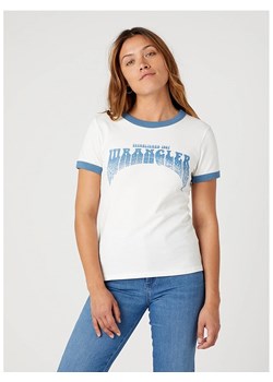 Wrangler Koszulka w kolorze białym ze sklepu Limango Polska w kategorii Bluzki damskie - zdjęcie 171381406
