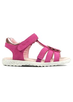Richter Shoes Skórzane sandały w kolorze różowym ze sklepu Limango Polska w kategorii Sandały dziecięce - zdjęcie 171382089