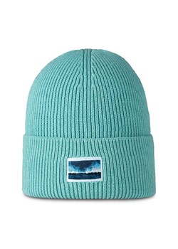 Buff czapka kolor turkusowy bawełniana 133821 ze sklepu ANSWEAR.com w kategorii Czapki zimowe męskie - zdjęcie 171394547