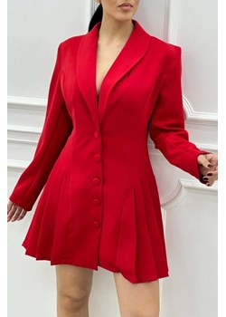 Sukienka - marynarka FORPENZA RED ze sklepu Ivet Shop w kategorii Sukienki - zdjęcie 171396579