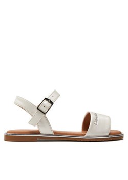 Calvin Klein Jeans Sandały Flat Sandal V3A2-80824-1688 M Biały ze sklepu MODIVO w kategorii Sandały dziecięce - zdjęcie 171400219