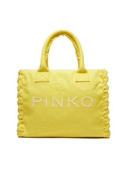 Pinko Torebka Beach Shopping PE 24 PLTT 100782 A1WQ Żółty ze sklepu MODIVO w kategorii Torby Shopper bag - zdjęcie 171400298
