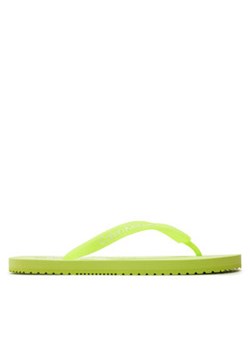 Calvin Klein Jeans Japonki Beach Sandal Monologo Tpu YW0YW01246 Zielony ze sklepu MODIVO w kategorii Klapki damskie - zdjęcie 171400538