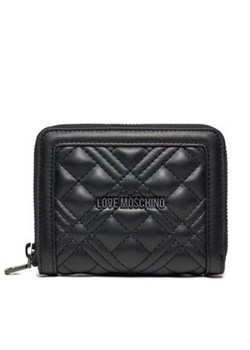 LOVE MOSCHINO Duży Portfel Damski JC5710PP0ILA000A Czarny ze sklepu MODIVO w kategorii Portfele damskie - zdjęcie 171401325