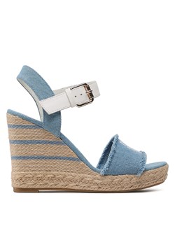 Espadryle Tommy Hilfiger Wedge Sandal FW0FW07079 Denim 0G1 ze sklepu eobuwie.pl w kategorii Espadryle damskie - zdjęcie 171402417