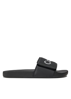 Klapki Calvin Klein Pool Slide Adj HM0HM01357 Ck Black BEH ze sklepu eobuwie.pl w kategorii Klapki męskie - zdjęcie 171403129