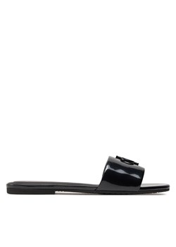 Klapki Calvin Klein Jeans Flat Sandal Slide Mg Met YW0YW01348 Black BEH ze sklepu eobuwie.pl w kategorii Klapki damskie - zdjęcie 171403305