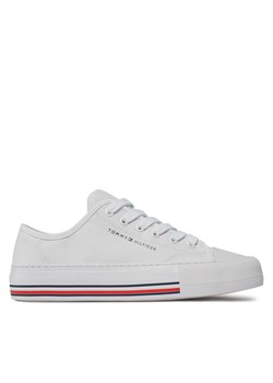 Trampki Tommy Hilfiger Low Cut Lace-Up Sneaker T3A9-33185-1687 S Biały ze sklepu eobuwie.pl w kategorii Trampki dziecięce - zdjęcie 171403796