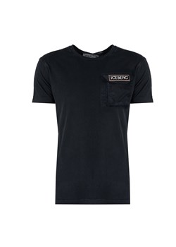 Iceberg T-Shirt "C-Neck" | F0296317 | Mężczyzna | Czarny ze sklepu ubierzsie.com w kategorii T-shirty męskie - zdjęcie 171404456