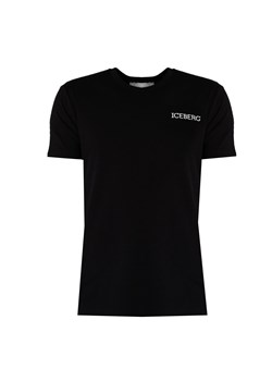 Iceberg T-Shirt "C-Neck" | F0256307 | Mężczyzna | Czarny ze sklepu ubierzsie.com w kategorii T-shirty męskie - zdjęcie 171404565
