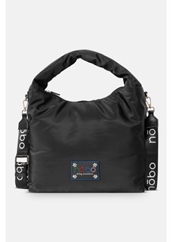 Tekstylna torba na ramię NOBO Daisy czarna ze sklepu NOBOBAGS.COM w kategorii Torby Shopper bag - zdjęcie 171405207