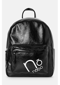 Średni błyszczący plecak NOBO czarny ze sklepu NOBOBAGS.COM w kategorii Plecaki - zdjęcie 171405576