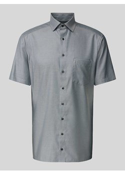 Koszula o kroju modern fit z kieszenią na piersi model ‘Bergamo’ ze sklepu Peek&Cloppenburg  w kategorii Koszule męskie - zdjęcie 171406255