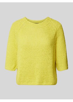 Sweter z dzianiny z rękawem o dł. 3/4 ze sklepu Peek&Cloppenburg  w kategorii Swetry damskie - zdjęcie 171406398