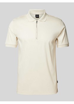 Koszulka polo o kroju slim fit z detalem z logo model ‘Polston’ ze sklepu Peek&Cloppenburg  w kategorii T-shirty męskie - zdjęcie 171406479