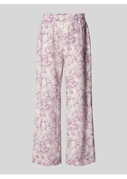 Spodnie materiałowe ze wzorem na całej powierzchni model ‘Teska’ ze sklepu Peek&Cloppenburg  w kategorii Spodnie damskie - zdjęcie 171406486