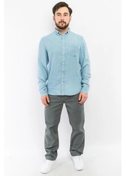 koszula męska pepe jeans pm308513 jasny niebieski ze sklepu Royal Shop w kategorii Koszule męskie - zdjęcie 171406569