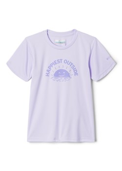 Koszulka dziewczęca Columbia FORK STREAM GRAPHIC fioletowa 2070731568 ze sklepu a4a.pl w kategorii Bluzki dziewczęce - zdjęcie 171408079