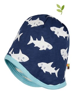 loud + proud Dwustronna czapka w kolorze niebieskim ze sklepu Limango Polska w kategorii Czapki dziecięce - zdjęcie 171409137
