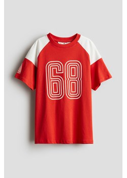 H & M - T-shirt z nadrukiem - Czerwony ze sklepu H&M w kategorii T-shirty chłopięce - zdjęcie 171410257