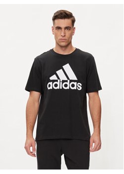 adidas T-Shirt Essentials Single Jersey Big Logo T-Shirt IC9347 Czarny Regular Fit ze sklepu MODIVO w kategorii T-shirty męskie - zdjęcie 171411428