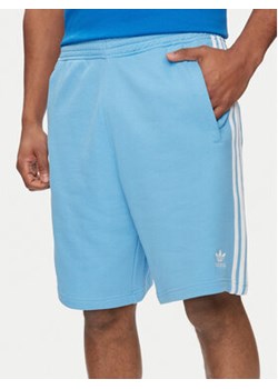 adidas Szorty sportowe adicolor 3-Stripes IR8008 Niebieski Regular Fit ze sklepu MODIVO w kategorii Spodenki męskie - zdjęcie 171412198