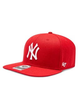 47 Brand Czapka z daszkiem MLB New York Yankees No Shot '47 Captain B-NSHOT17WBP-RD Czerwony ze sklepu MODIVO w kategorii Czapki z daszkiem męskie - zdjęcie 171412466
